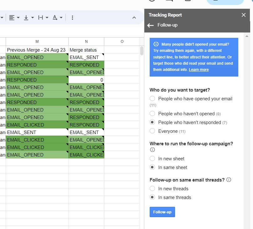 yamm link building outreach tool