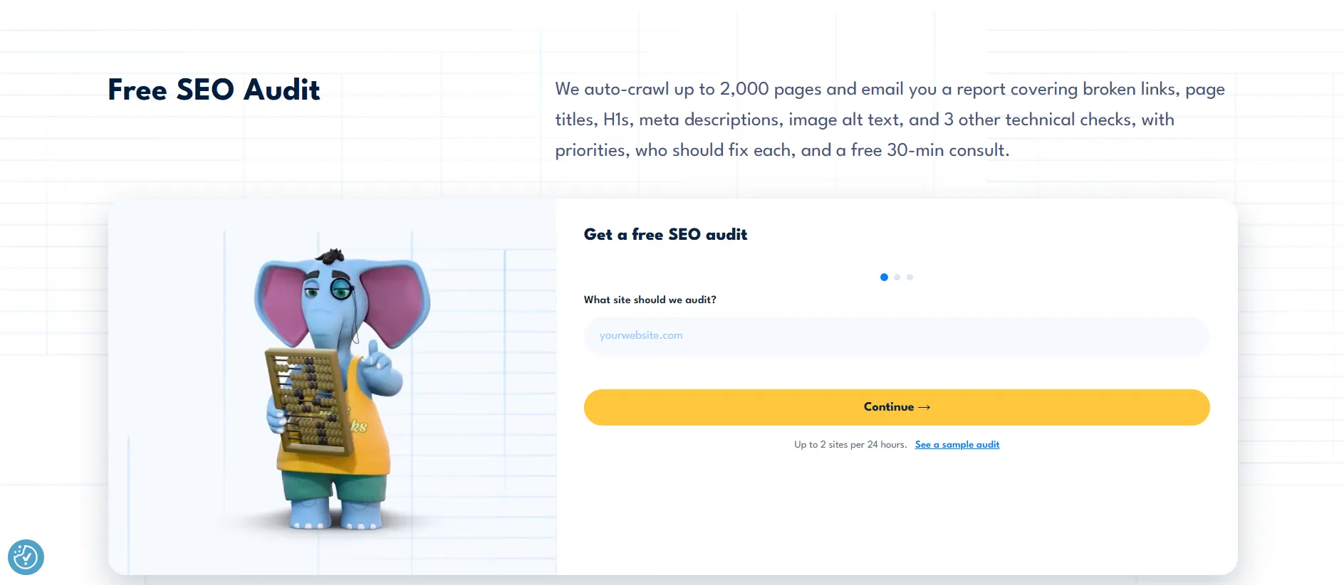 SayNineの無料SEO監査ツール