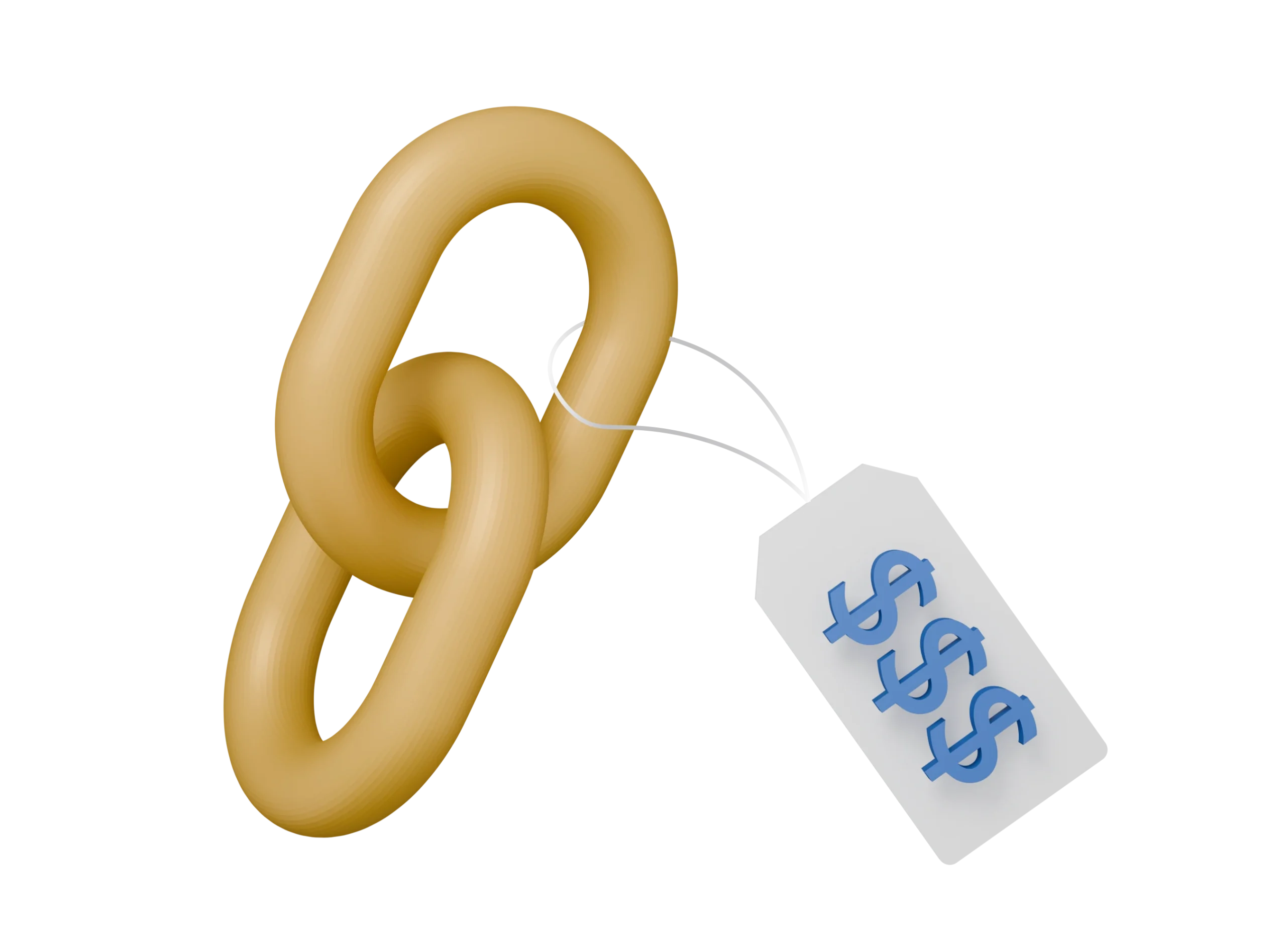 Link building cost and a price tag