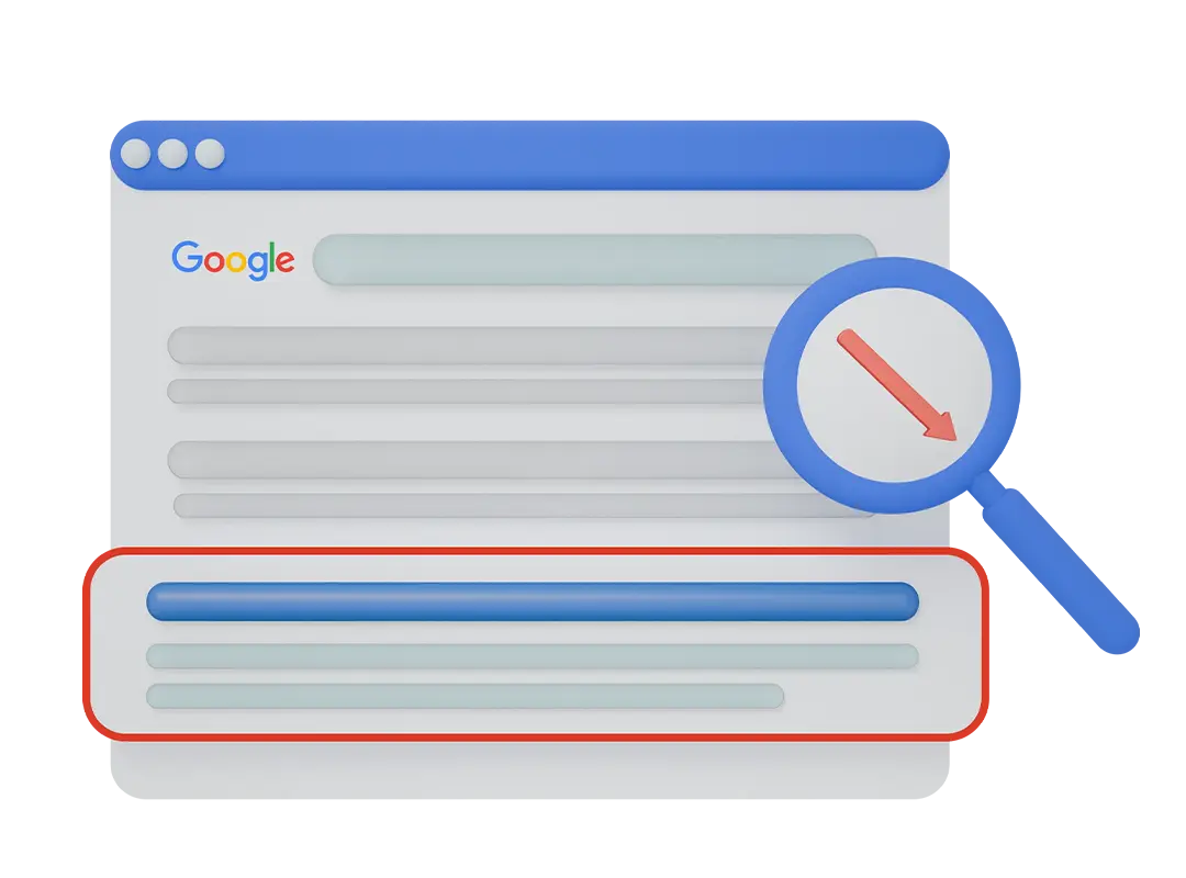 Google Ranking Dropped Dramatically