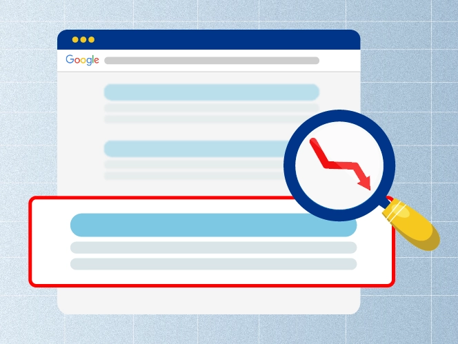 Google ranking dropped dramatically