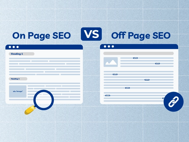 On page seo vs off page seo