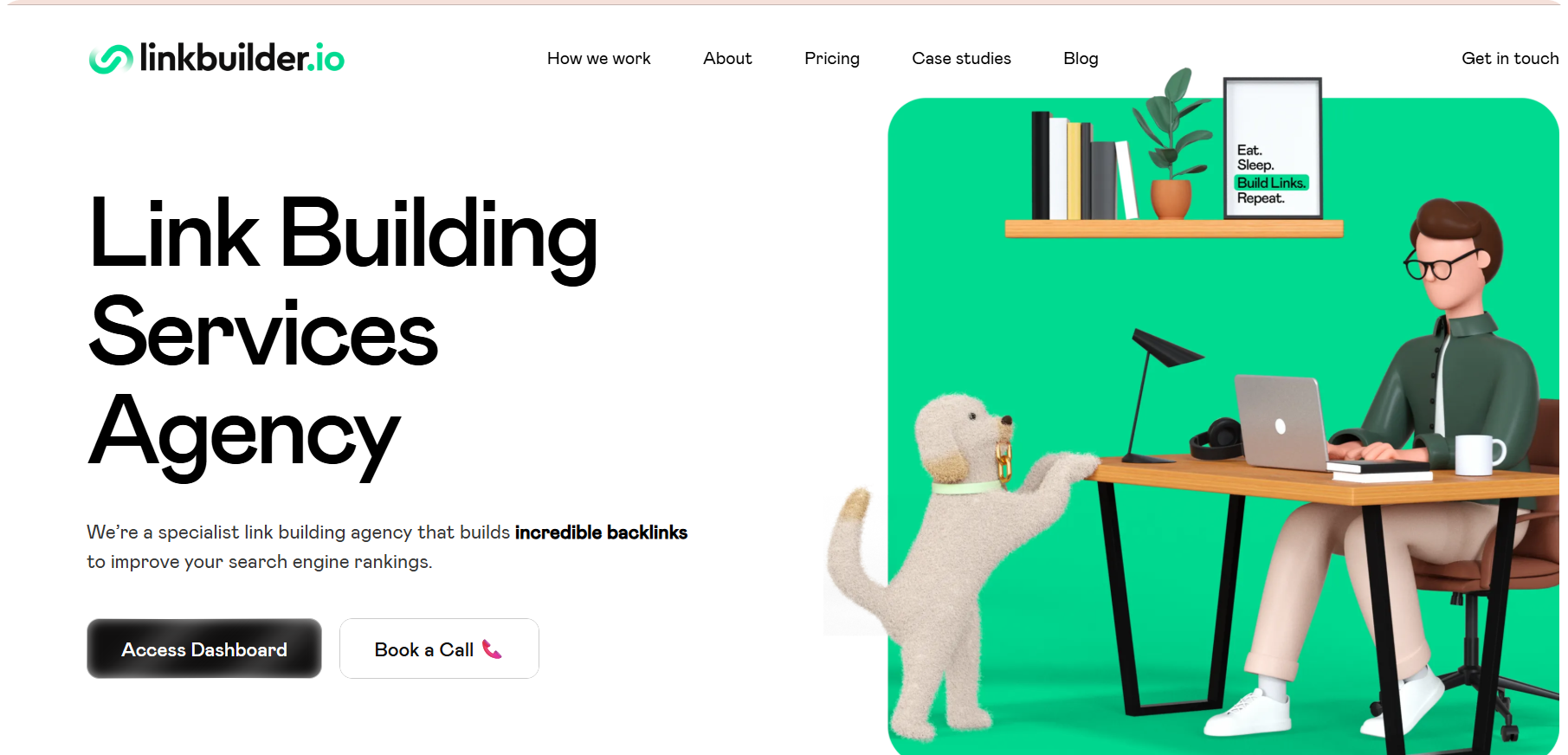Linkbuilder.io homepage