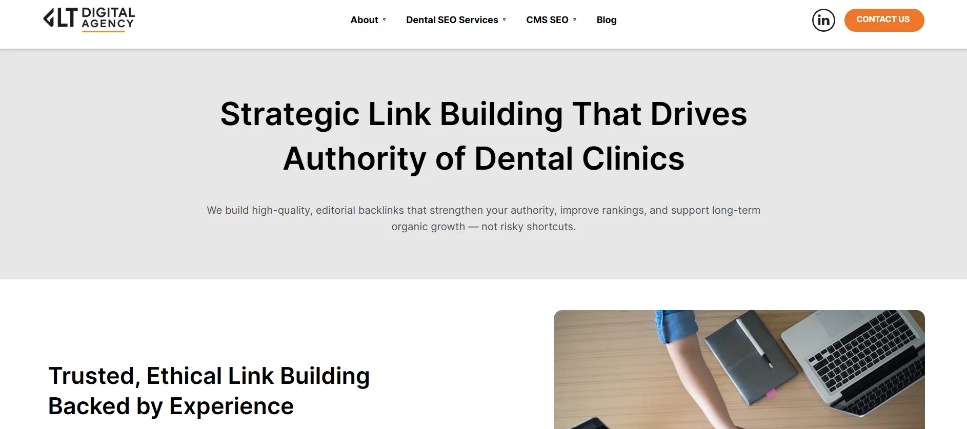 LT Digital Agency услуги построения ссылок страницы