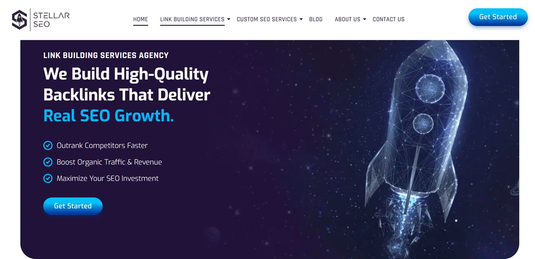 Stellar SEO homepage