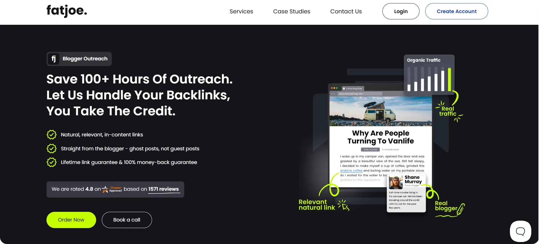 Fatjoe's guest posting service page