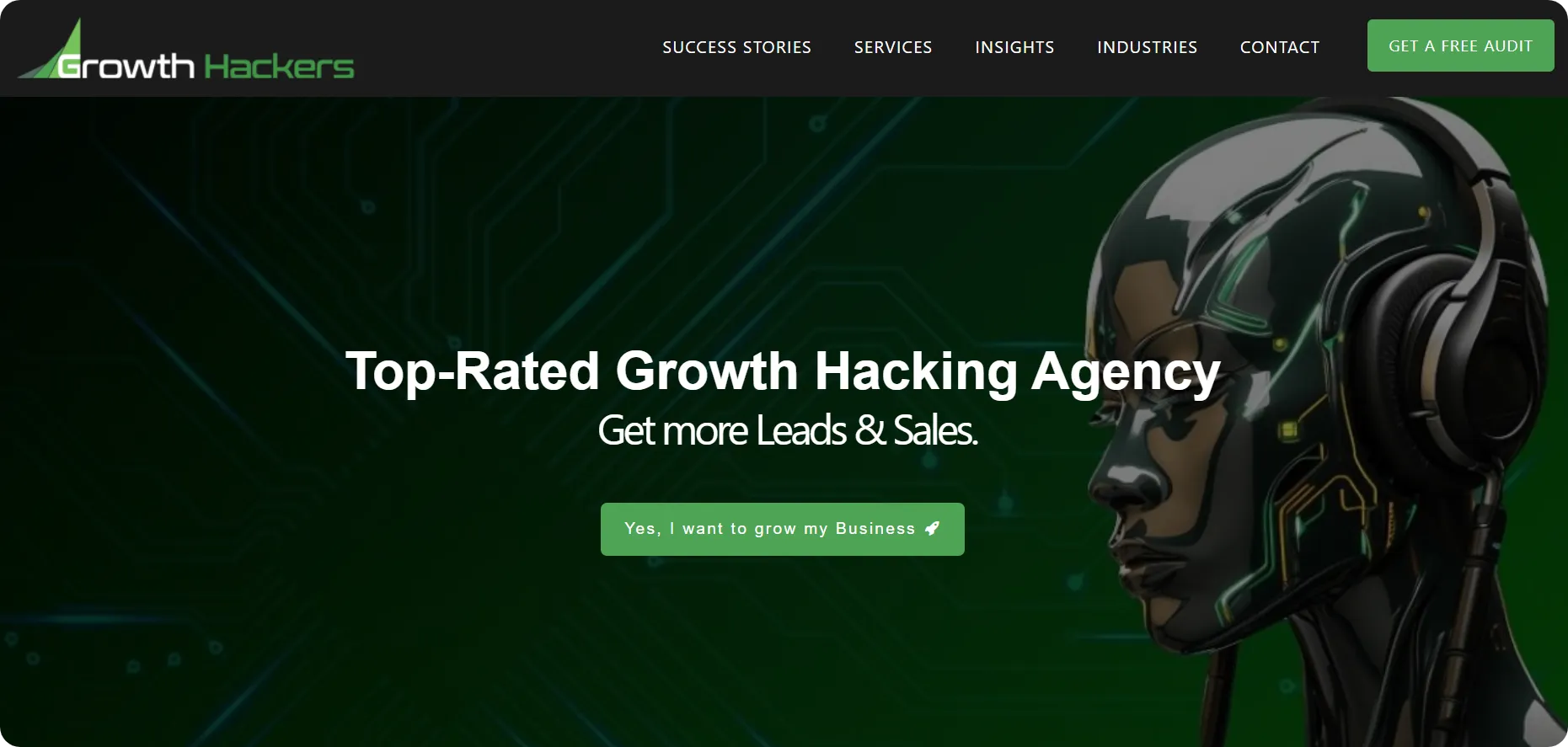 Growth Hackers homepage