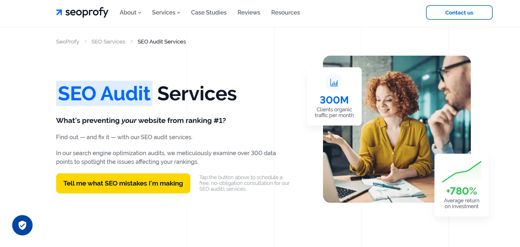 SeoProfy SEO audit services page