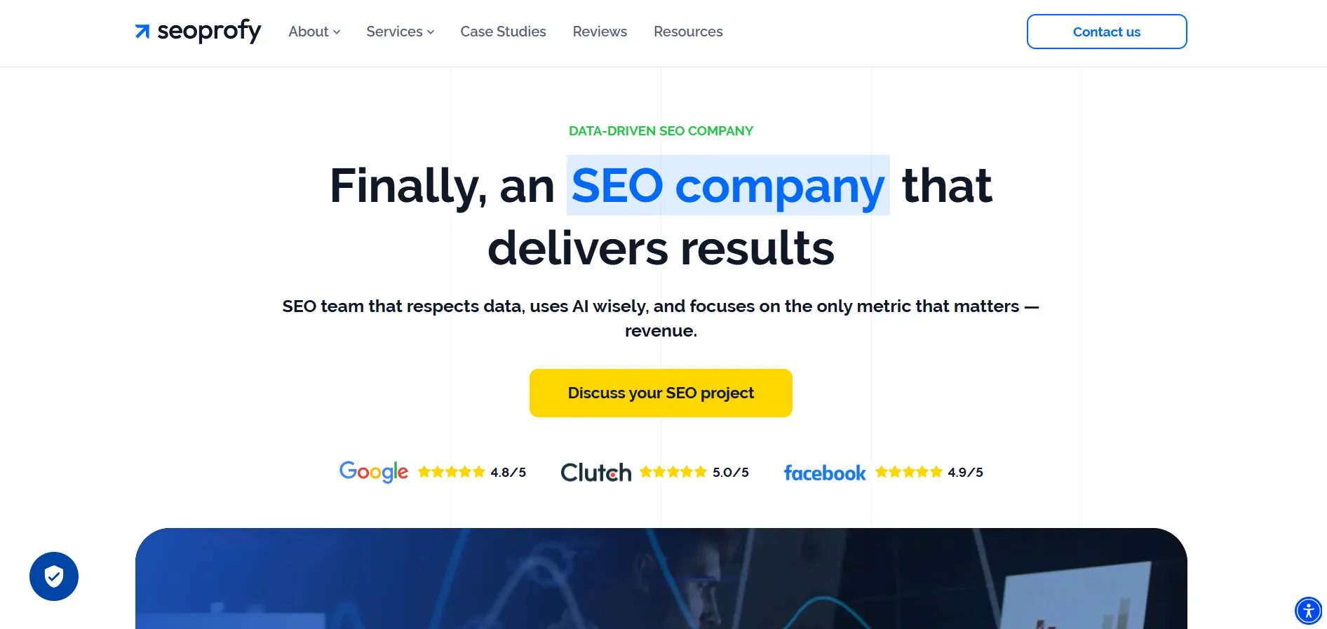 Seoprofy homepage