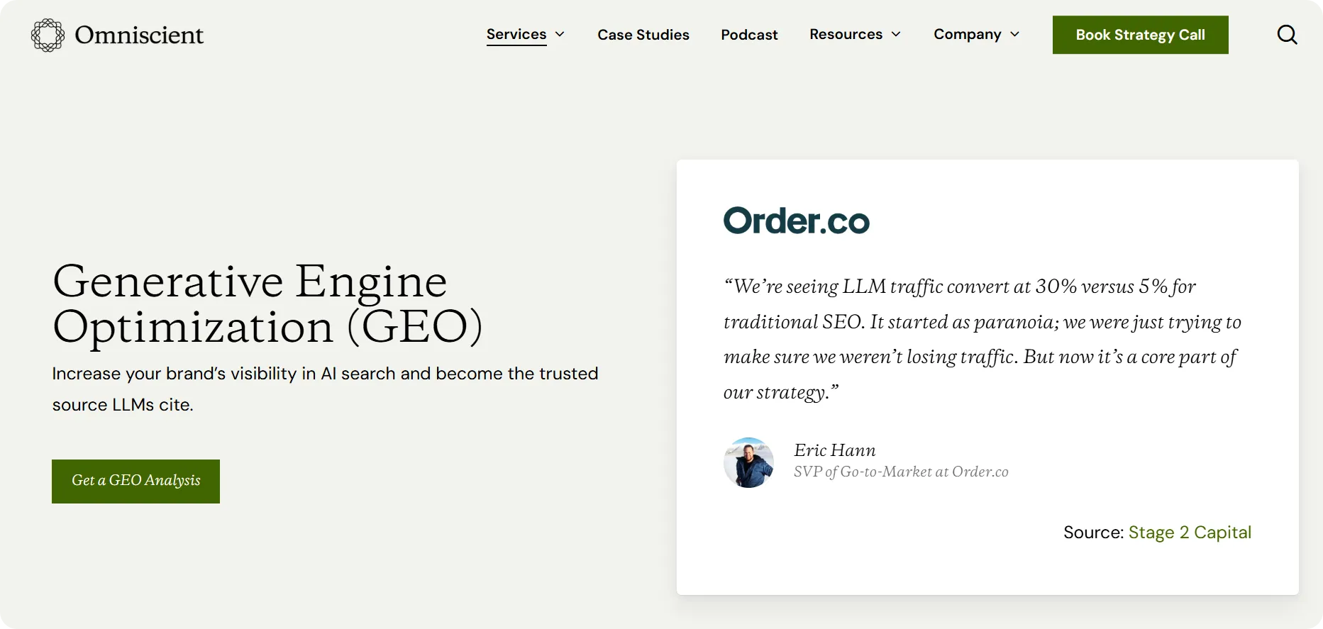 Omniscent digital geo services page