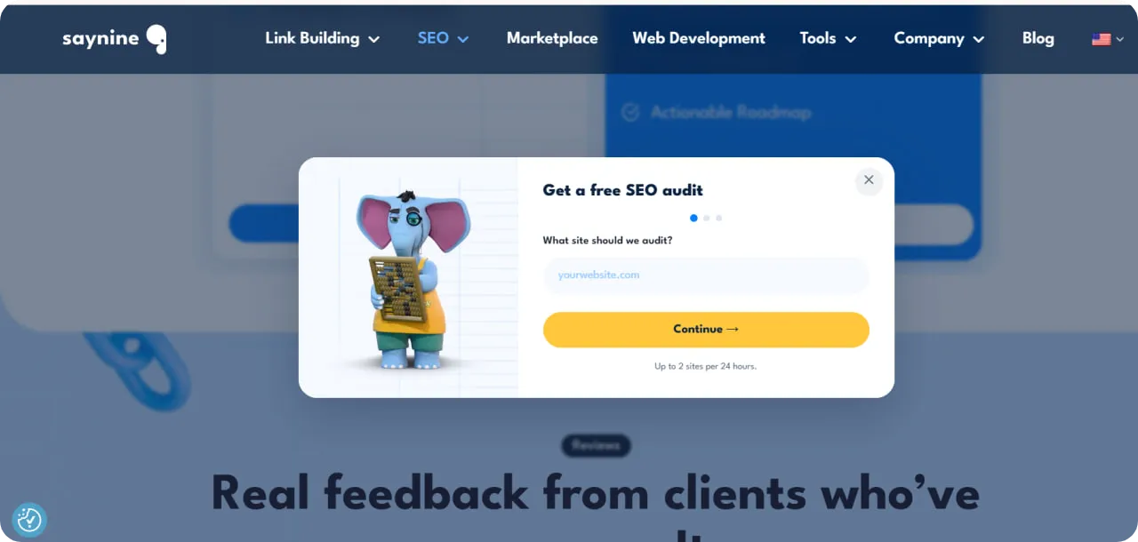 Бесплатный SEO-аудит от SayNine