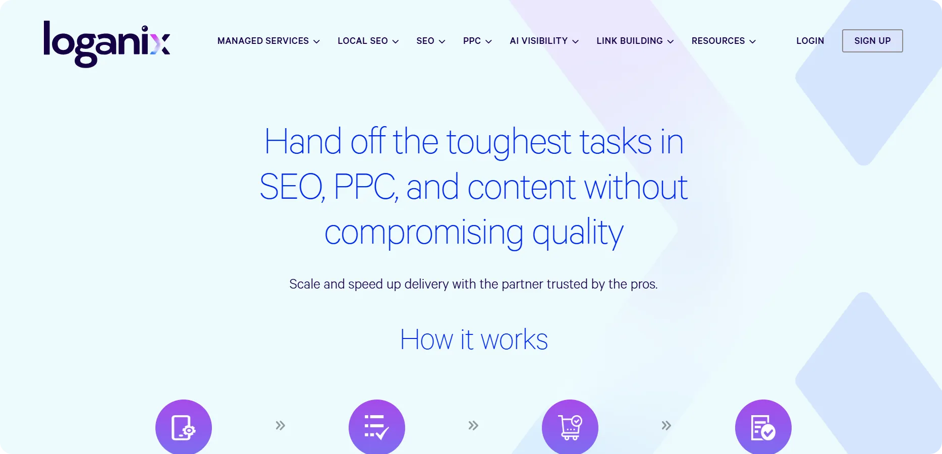 Loganix homepage