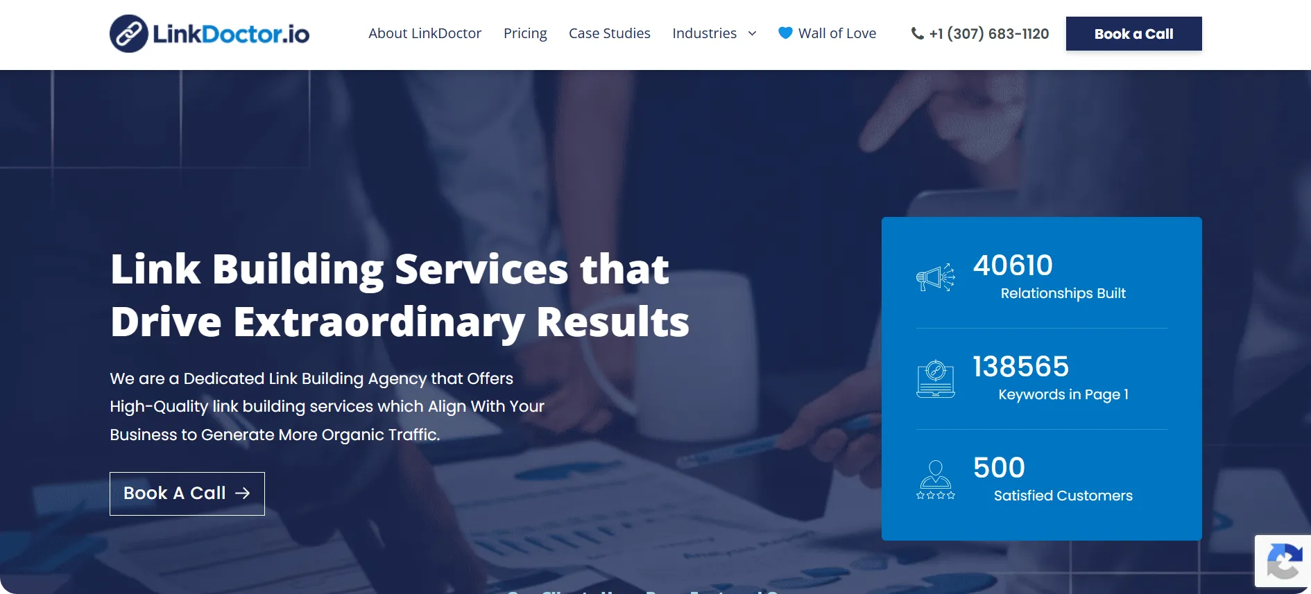 LinkDoctor.io homepage