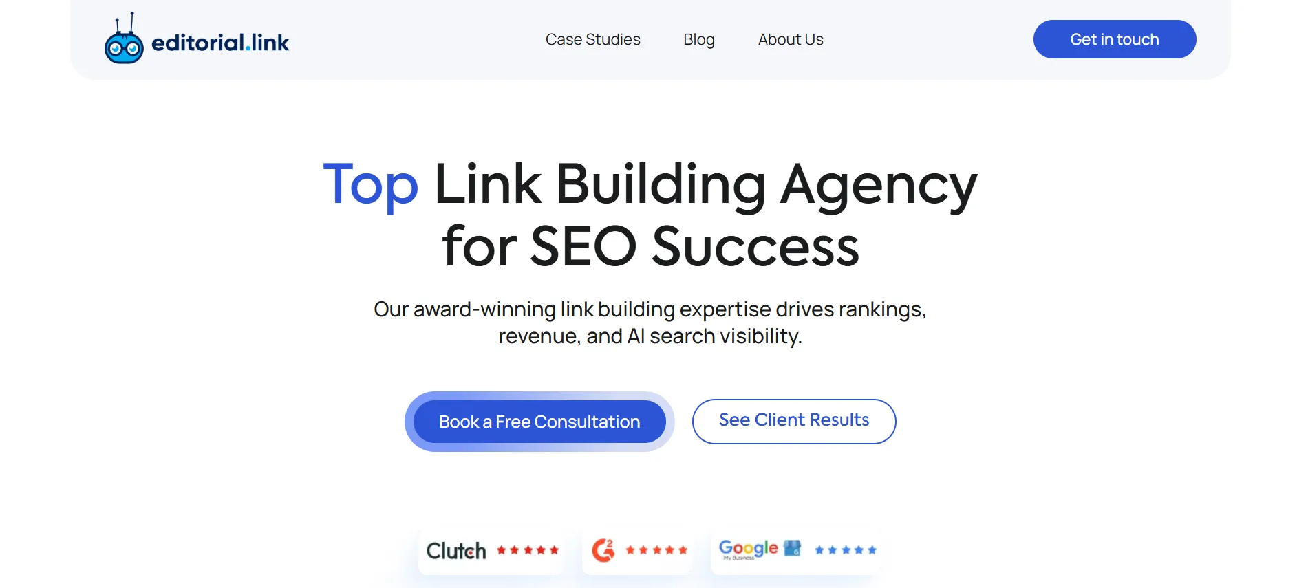 Editorial Link homepage