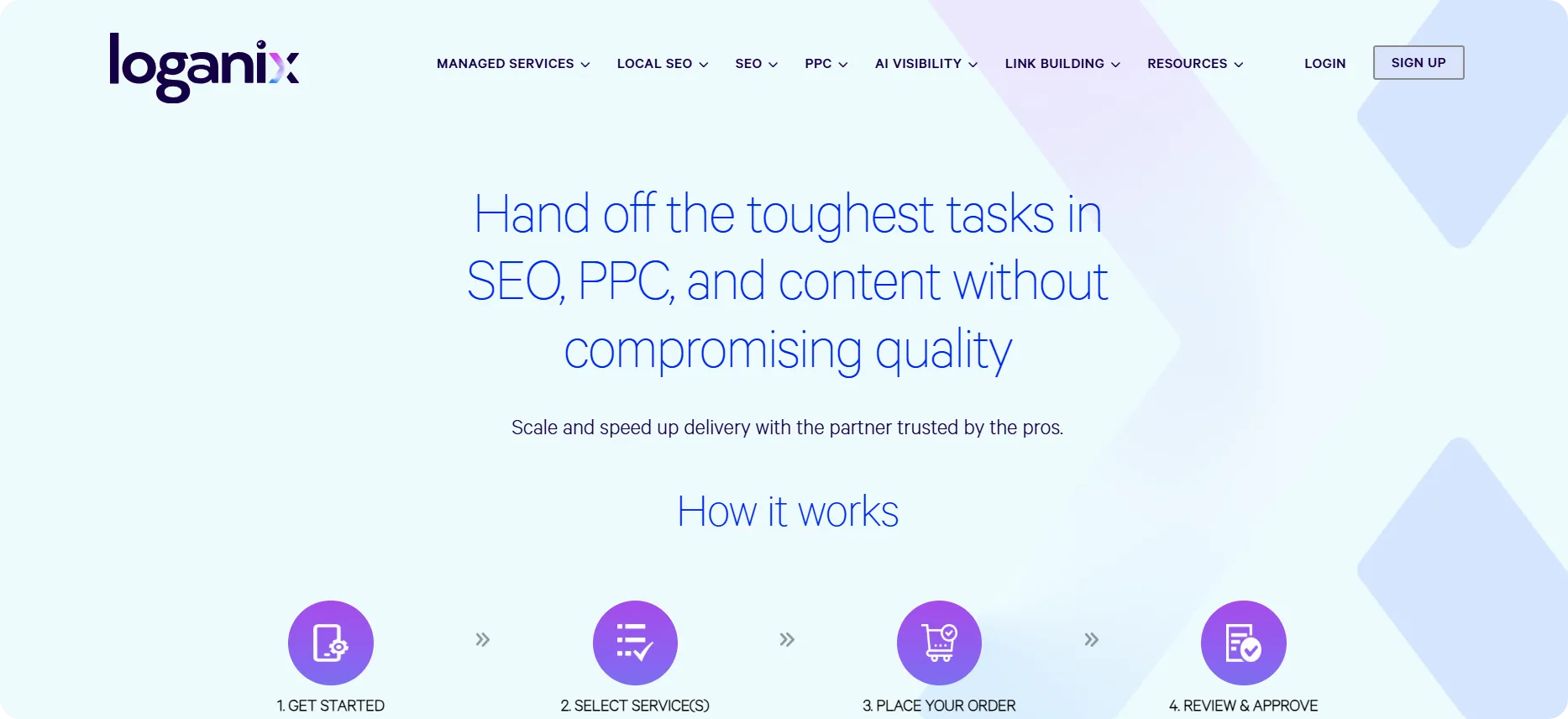 Loganix homepage